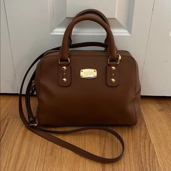 Michael Kors Sandrine Satchel Crossbody Strap Bag Saffiano Leather - Picture 5 of 15